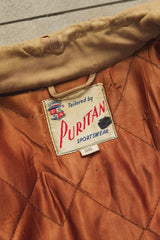 PURITAN Sportswear Vintage 1950s-60s Rayon Gabardine Ricky Jacket 古著斜紋夾克 Talon zipper