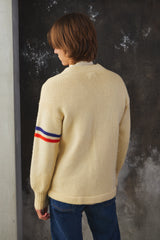 60s Vintage Princeton Knitting Masters All Wool Letterman Cardigan 羊毛信件開襟外套