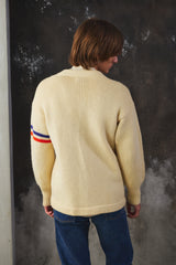 60s Vintage Princeton Knitting Masters All Wool Letterman Cardigan 羊毛信件開襟外套