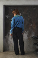U.S.NAVY 13 Button Wide Leg Sailor Pants 美國海軍13釦水手寬褲 斜紋布版本