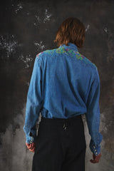 Levi's Vintage Clothing Cactus Floral Embroidered Western Shirt 丹寧仙人掌花卉刺繡西部襯衫