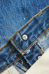 Vintage 1960s Distressed Levi's 501 "Big E" Selvedge Denim Jeans Factory2 60 年代原版 磨損破壞感赤耳丹寧牛仔褲