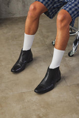 Bally "Lucien" Vintage Cap-Toe Chelsea Boots經典橫飾皮革切爾西靴