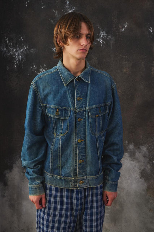 1970s Lee 220-J Denim Trucker Jacket USA