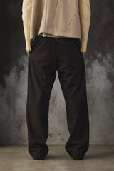 AURALEE Blue Faced Wool Slacks Dark Brown 羊毛直筒西裝長褲