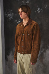 Vintage 1950s~60s Levi's "Shorthorn" Suede Western Jacket 短角牛頭標 麂皮西裝領外套