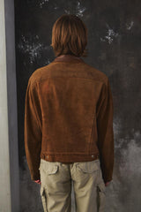Vintage 1950s~60s Levi's "Shorthorn" Suede Western Jacket 短角牛頭標 麂皮西裝領外套
