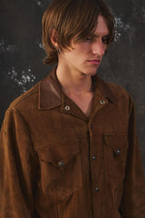 Vintage 1950s~60s Levi's "Shorthorn" Suede Western Jacket 短角牛頭標 麂皮西裝領外套