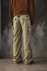 G-Star RAW Originals Loose Fit Multi-Pocket Cargo Pants - Khaki Beige 多口袋立體剪裁工裝褲 傘兵褲