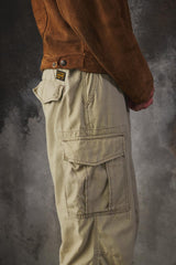 G-Star RAW Originals Loose Fit Multi-Pocket Cargo Pants - Khaki Beige 多口袋立體剪裁工裝褲 傘兵褲