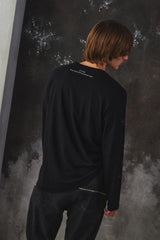 S'YTE Yohji Yamamoto "Abstract Face" Graphic Print Long Sleeve Tee 東方美人鏡印花長袖 T 恤