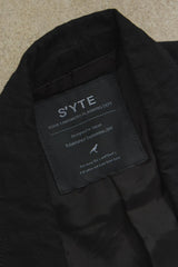 S'YTE Yohji Yamamoto Cotton/Linen Dungaree Belted Jacket 山本耀司支線 棉麻混紡綁帶粗斜紋布夾克