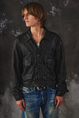 BEAMS -Wide Short-Fit Sheep Leather Jacket 短版植物鞣製羊皮外套