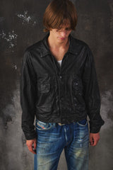 BEAMS -Wide Short-Fit Sheep Leather Jacket 短版植物鞣製羊皮外套