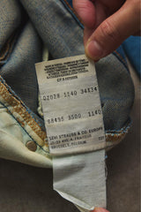 Vintage 2000s Levi's RED Zipper Denim Jeans 34x34 Made in Tunisia 復古2000 年代早期立體剪裁多拉鍊牛仔褲