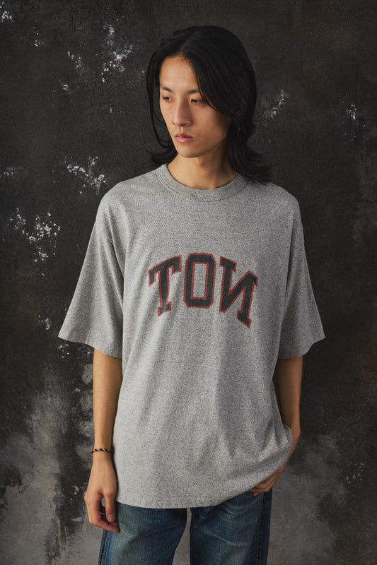 blurhms ROOTSTOCK 88/12 Rayon Cotton Blend Retro Print T-Shirt Wide 日本設計師品牌 嫘縈棉混紡復古寬版印花短T