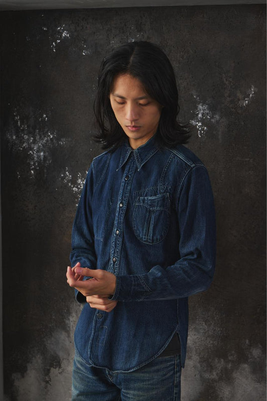 MISTER FREEDOM X Sugar Cane MFSC Naval Clothing Tailor Westren Shirt 聯名海軍軍裝西部牛仔襯衫