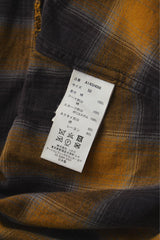 Maison MIHARA YASUHIRO Double Layered Check Shirt "Yellow" 日本設計師品牌 雙層疊搭連帽格紋襯衫黃色