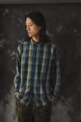 Patagonia Organic Cotton shadow plaid Flannel Shirt - Green/Blue Plaid 有機棉隱格紋長袖襯衫