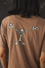Vtg 90s Xing Gear "Stickman" Graphic T-Shirt Made in USA 90年代噴漆衝浪藝術風格美國街頭品牌 經典火柴人塗鴉印花短袖T