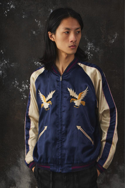 SuGAR CANE X TAILOR TOYO FULLY REVERSABLE SOUVENIER SUKA JACKET 聯名 雙面穿刺繡橫須賀外套