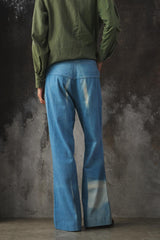 1970s Bell Bottoms Faded Jeans 70年代色落喇叭褲