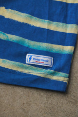 Porter Classic ARTIST BORDER T-SHIRT Blue 日本設計師品牌 藝術家條紋短T