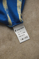 Porter Classic ARTIST BORDER T-SHIRT Blue 日本設計師品牌 藝術家條紋短T