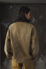 Saby WORKERS JACKET 13.5 oz Rope Dyeing Color Denim OW - BROWN 日本設計師品牌 染製丹寧工作外套