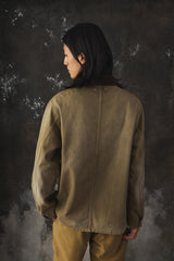 Saby WORKERS JACKET 13.5 oz Rope Dyeing Color Denim OW - BROWN 日本設計師品牌 染製丹寧工作外套