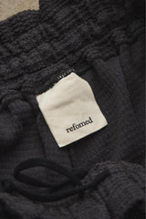 refomed AZEAMI THERMAL PANTS 日本設計師品牌 華格夫鬆緊休閒長褲 炭灰色