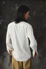 KENZO HOMME Vintage White Slim Fit Shirt 復古白色合身剪裁長袖襯衫 可使用袖釦