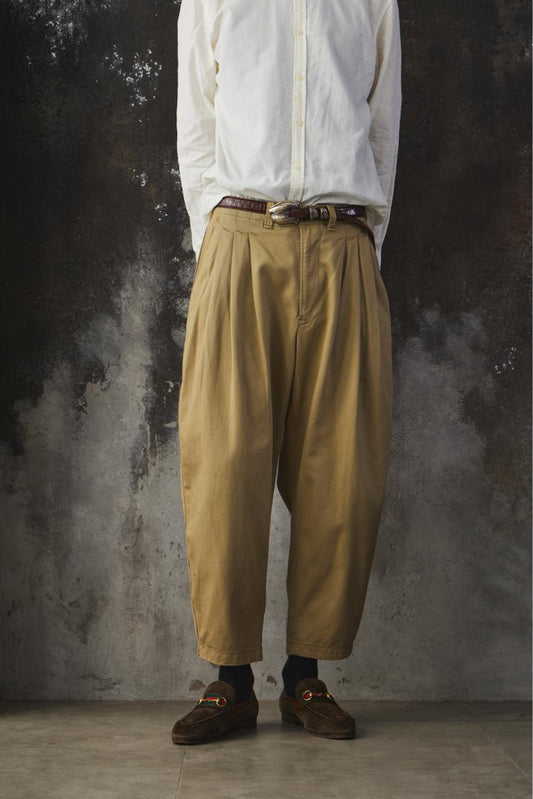Porter Classic Pleated Tapered Pants經典款打褶錐形休閒長褲