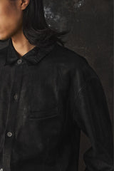 Professor E. Forgotten Materials Leather Shirt