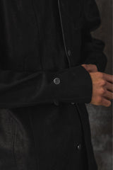 Professor E. Forgotten Materials Leather Shirt
