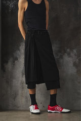 YOHJI YAMAMOTO POUR HOMME TUXEDO WRAP PANTS