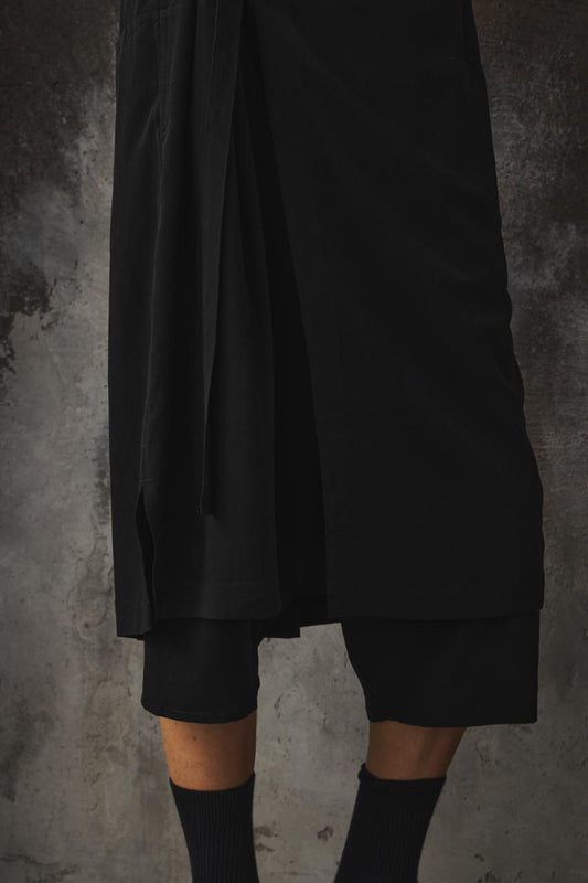 YOHJI YAMAMOTO POUR HOMME TUXEDO WRAP PANTS