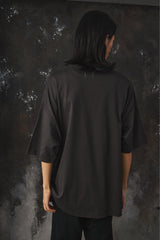 NAME. Wide-Fit Plain Crew-Neck T-Shirt