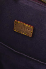Louis Vuitton Alma GM Patent Leather Top-handle Handbag Burgundy