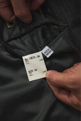 Grey Striped Double-Breasted Peak-Lapel Blazer / Suit Jacket 灰色條紋雙排扣劍領西裝外套