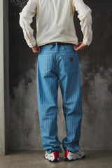 Carhartt WIP Menard Pant - Blue Rinsed 寬版單褶丹寧工裝褲 (原色/深藍刷洗)