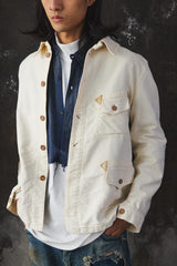 MFSC Mister Freedom x Sugar Cane Le Paletot Diable Jacket 白色三口袋工作外套 雙面穿