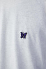 NEEDLES White Mock Neck Long Sleeve T-Shirt