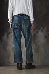 1940s USA 11oz Distressed Triple Stitch Work Pants 40年代美國製 11盎司三道車縫舊化工作褲