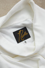 NEEDLES White Mock Neck Long Sleeve T-Shirt