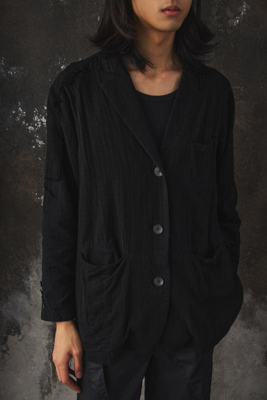 Professor.E 19ss-PE-JKT-02 後染黑