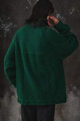 MY BEAUTIFUL LANDLET WATER KNIT JACKET 日本設計師品牌 特殊針織拉格蘭袖超大廓形夾克