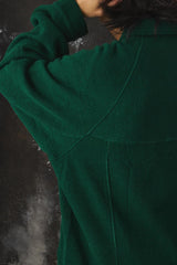 MY BEAUTIFUL LANDLET WATER KNIT JACKET 日本設計師品牌 特殊針織拉格蘭袖超大廓形夾克