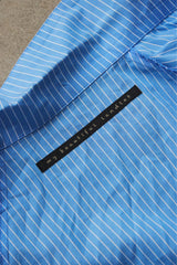 My Beautiful Landlet POPLIN STRIPED SLEEVE SHIRT日本設計師品牌 府綢條紋寬幅短袖襯衫