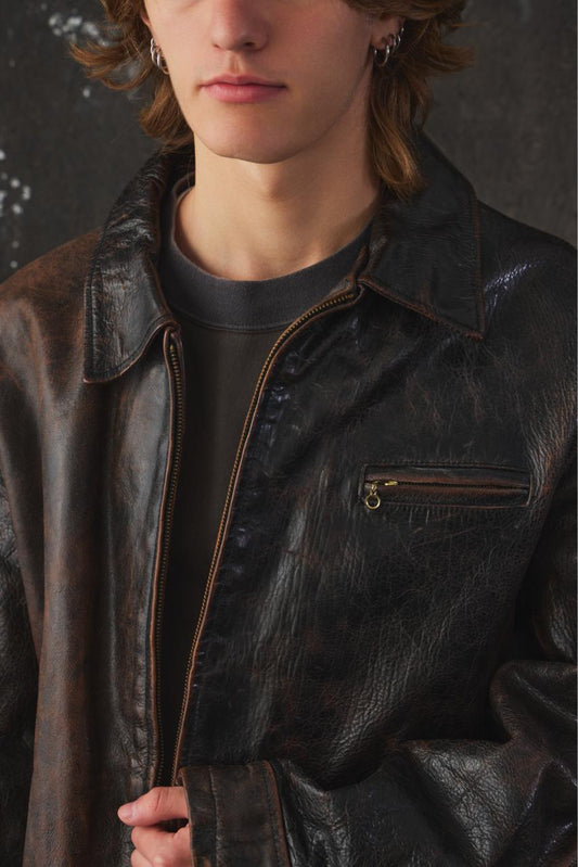 Ralph Lauren Double RL RRL 1993’s Vintage Leather Jacket 復古真皮夾克